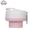 Multiple capacities Collapsible Silicone Water Bottle Foldable Sports Kettle For Camping Hiking