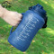 Leakproof Sport Folding Bottle Silicone Collapsible Water Bottle In Pink Black Blue
