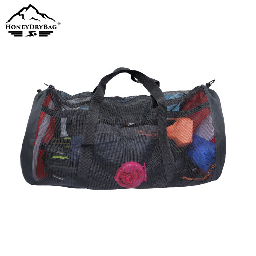 Snorkeling Beach Gear Equipment OEM Accepted Lightweight Foldable Mesh Duffel Bag