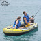 Boat Set Inflatable Boat PVC Material with Air Pump and Paddle for Fishing Leisure Portable Leisure Water Sport Fishing Boat