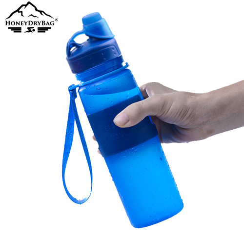 New Arrival Hiking Drink Portable Foldable Gym Sports Squeeze Camping Silicone Bottle