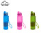 New Arrival Hiking Drink Portable Foldable Gym Sports Squeeze Camping Silicone Bottle
