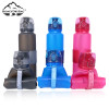 Reusable Customized BPA Free Leakproof Portable Sports Gym Foldable Silicone Water Bottle