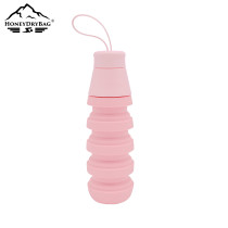 Silicone Leakproof Portable Sport Collapsible Water Bottle Camping Hiking Travel