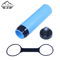 Lightweight Foldable Outdoor Portable Sports Water Bottle Minimalist Collapsible Silicone Design