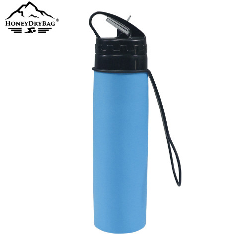 Lightweight Foldable Outdoor Portable Sports Water Bottle Minimalist Collapsible Silicone Design
