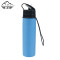 Lightweight Foldable Outdoor Portable Sports Water Bottle Minimalist Collapsible Silicone Design