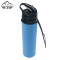 Lightweight Foldable Outdoor Portable Sports Water Bottle Minimalist Collapsible Silicone Design