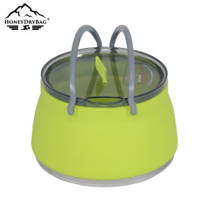 Popular Eco Friendly Silicone Water Bottle Foldable Collapsible Reusable Outdoor Design