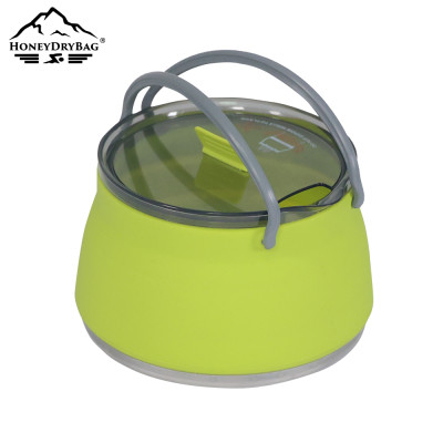 New environmentally friendly silicone kettle Folding Design Reusable Travel for Outdoor Activities
