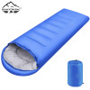 All-Weather Hooded Envelope Sleeping Bag for Camping Travel and Indoor Use