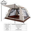 Custom Large One Room One Living Room Family Automatic Tent Foldable Waterproof Outdoor Camping Tent