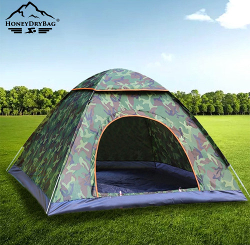 Heavy Duty Waterproof Family Tent for Nature Hiking and Outdoor Camping with Enhanced Durability
