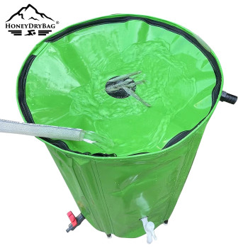 Garden Rainwater Collector Barrel Collapsible Storage Water Catcher Tank for Outdoor Use