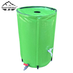 Garden Rainwater Collector Barrel Collapsible Storage Water Catcher Tank for Outdoor Use