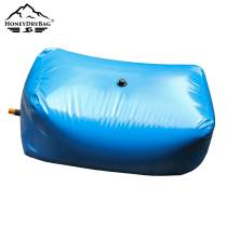 PVC Collapsible Water Bladder Storage System for Multiple Applications Including Irrigation and Portable Drinking Water