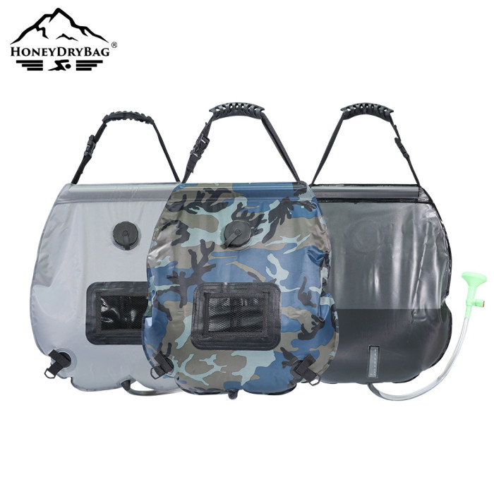 Hot Selling Outdoor Camping Bath Water Bag Portable Shower System with Durable PVC Material Construction