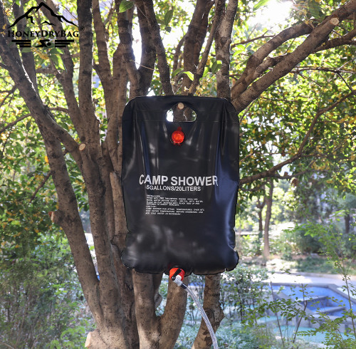 Factory Direct Shower Bag Capacity with Removable Hose and Shower Head for Beach Camping