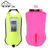 Light Weight High Quality Outdoor Open Water Waterproof PVC Inflatable Swim Safety Float Buoy With Carrying Handle