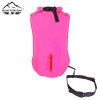 Light Weight High Quality Outdoor Open Water Waterproof PVC Inflatable Swim Safety Float Buoy With Carrying Handle