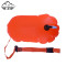 Rounded Rectangle PVC Swim Buoy Portable Flotation & Dry Storage for Open Water Swimming