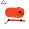 Rounded Rectangle PVC Swim Buoy Portable Flotation & Dry Storage for Open Water Swimming