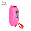 Multi Functional Swim Buoy With Touchscreen Window And Storage Compartment For Open Water Swimming Safety