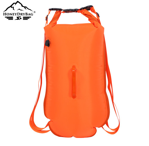 Inflatable Waterproof Life Saving Airbag For Safe Swimming Training Dry Bag Tow Float Open Water Swim Buoy