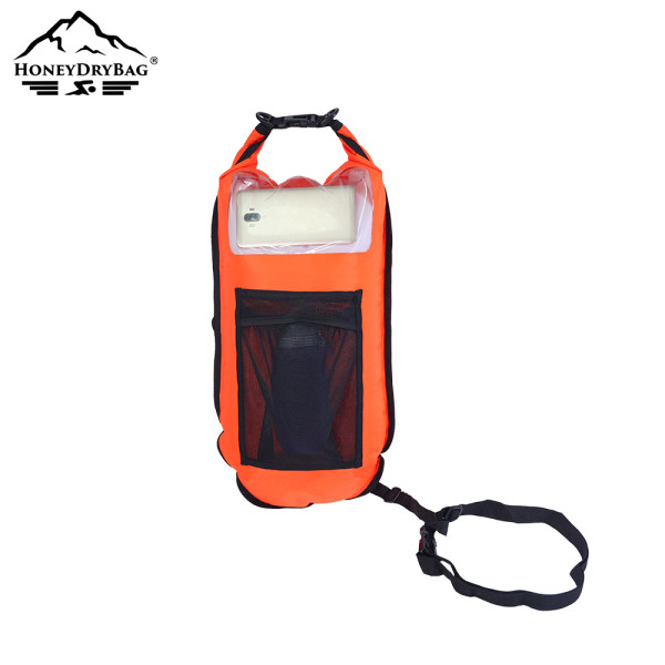 Swimming Bubble Safety Float With Adjustable Waist Belt For Open Water Swimming Triathletes Kayaking And Snorkeling