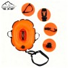 Safety Donut Swim Buoy Eco PVC Open Water Float with Attached Dry Bag for Gear Protection