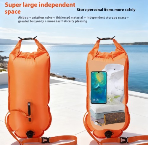 Hot Sale Ultralight Inflatable Swimming Safety Buoy for Open Water Lake River Swimming
