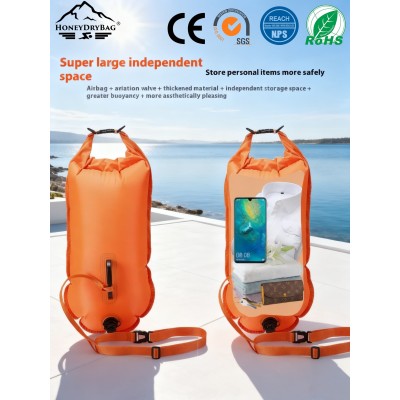 Hot Sale Ultralight Inflatable Swimming Safety Buoy for Open Water Lake River Swimming