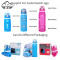 Factory-direct foldable silicone water bottle Food-grade BPA-free material, portable and eco-friendly