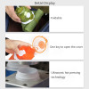 Factory-direct foldable silicone water bottle Food-grade BPA-free material, portable and eco-friendly