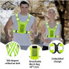 360-Degree Active Protection: LED Smart Reflective Vest, Night Safety Gear for Cycling/Running/Outdoor Sports