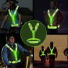 Customizable LED Safety Vest with USB Charging | Wholesale High-Vis Reflective Vest, Multiple Lighting Modes