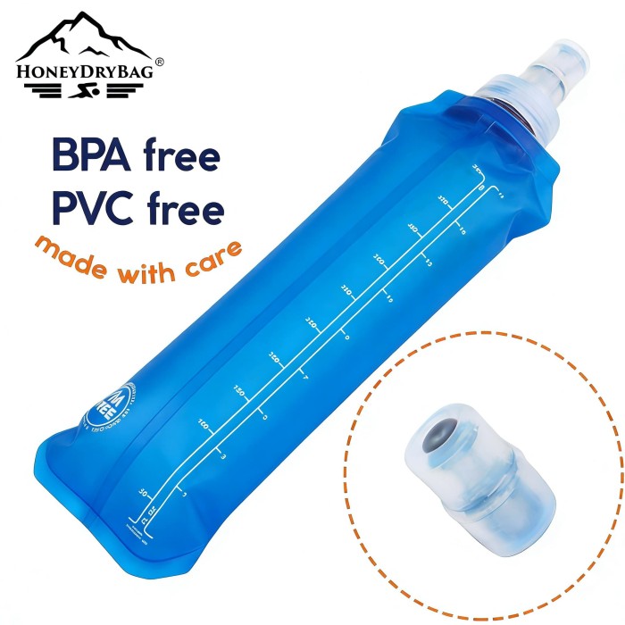 250ml & 500ml Collapsible Hydration Bladder Pack, Tactical Water Bag with Flash Task Pocket for Running, Hiking, OEM |ODM