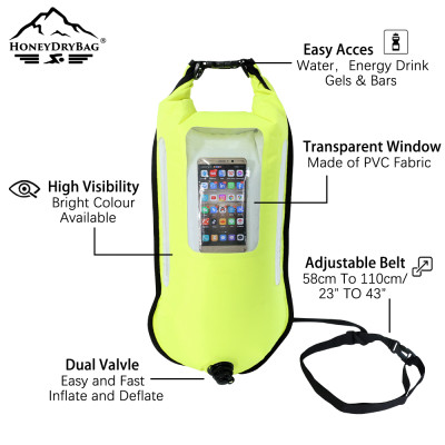 Hot Sale Ultralight Inflatable Swimming Safety Buoy for Open Water Lake River Swimming