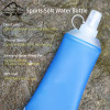 Factory wholesale tpu Water Bottle  250ml 500ml 600ml Bpa Free Reusable Portable  Custom Logo running soft flask