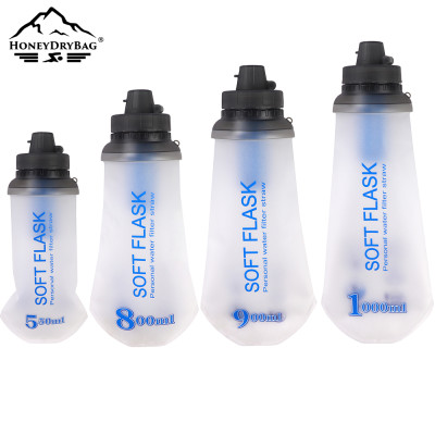 Hydration Sport collapsible foldable tpu water bottle soft flask
