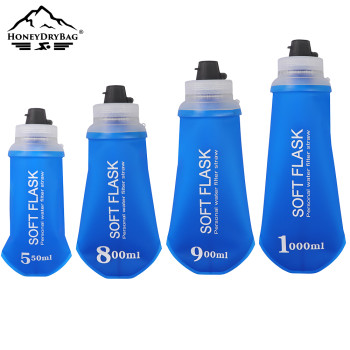 Foldable Soft Water Bottle | TPU Material, BPA-Free | Suitable for Running, Hiking, Mountaineering, Camping
