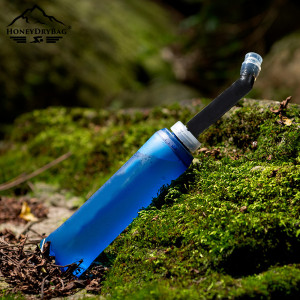 BPA-Free Tpu Water Bottle Soft Flask | Portable Sports Hydration Bladder | Suitable for Running, Hiking, Camping