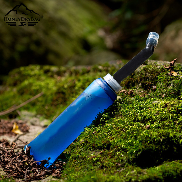 BPA-Free Tpu Water Bottle Soft Flask | Portable Sports Hydration Bladder | Suitable for Running, Hiking, Camping