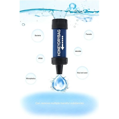 Portable Water Filter Straw | 99.99% Bacteria & Virus Removal | EPA Certified