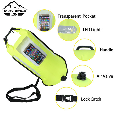 Inflatable Swim Buoy – Ultra-Light & High-Visibility Safety Float for Open Water, Lakes & Rivers