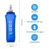 TPU Water Bottle 250ml 500ml 600ml Bpa Free Reusable Portable Custom Logo running soft flask