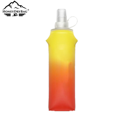 BPA Free TPU Collapsible Water Bottle Soft Flask for Running Hiking Camping