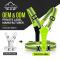 USB Rechargeable LED Reflective Running Vest Custom Logo For Marathon Trail Triathlon