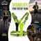 USB Rechargeable LED Reflective Running Vest Custom Logo For Marathon Trail Triathlon