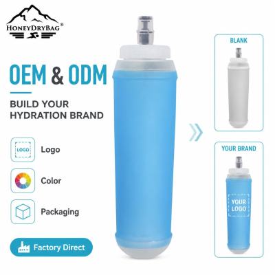 Running Soft Flask 250/500/750ml | BPA Free TPU Water Bottle for Hiking